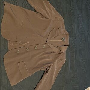 Lane Bryant Chocolate Brown Blazer